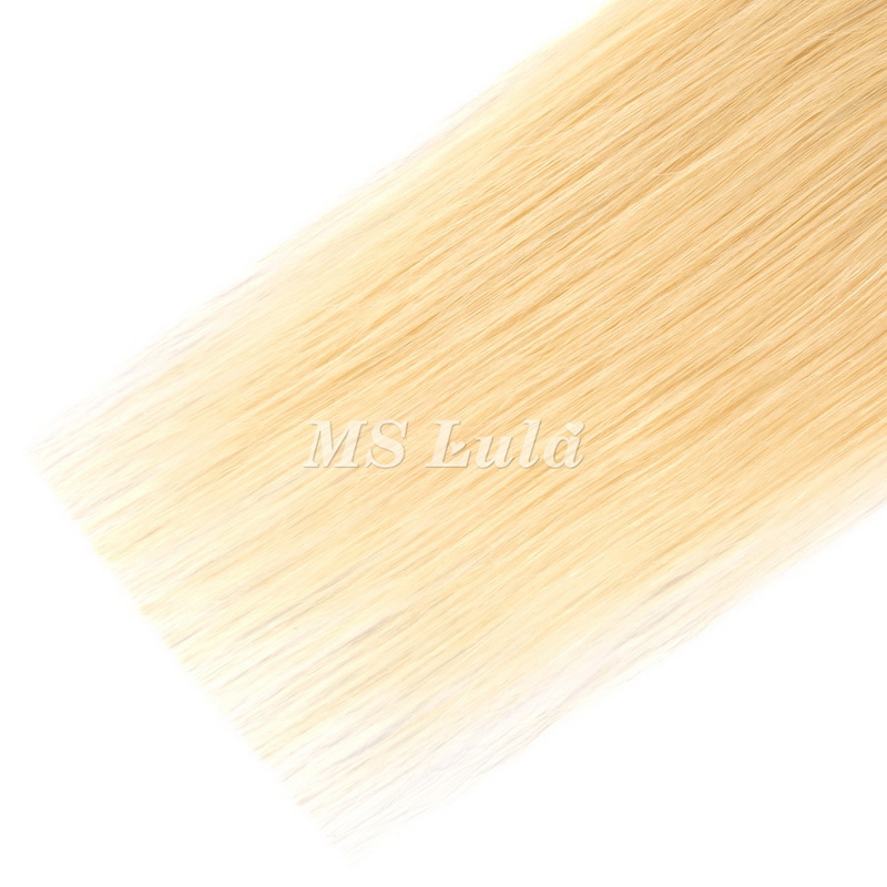 4x4 5x5 1b/613# Virgin Hair Natural Straight Lace Closure - 图片 6